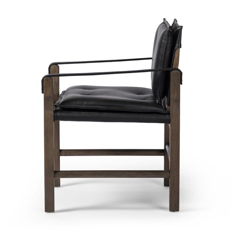 Four Hands Lenz Dining Armchair- Carson Black