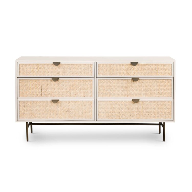 Four Hands Luella Dresser- Matte Alabaster