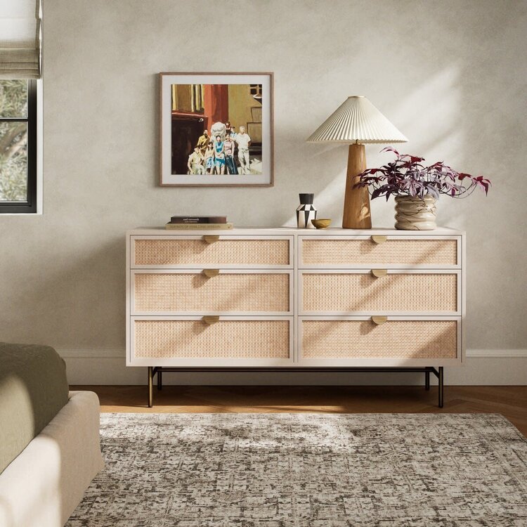 Four Hands Luella Dresser- Matte Alabaster