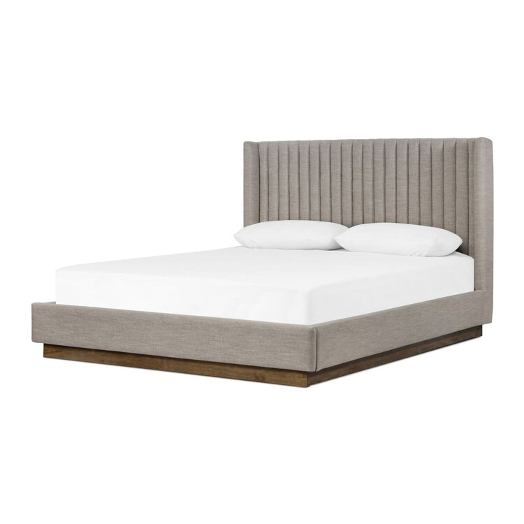 Four Hands Montgomery Bed, King Savile Flannel