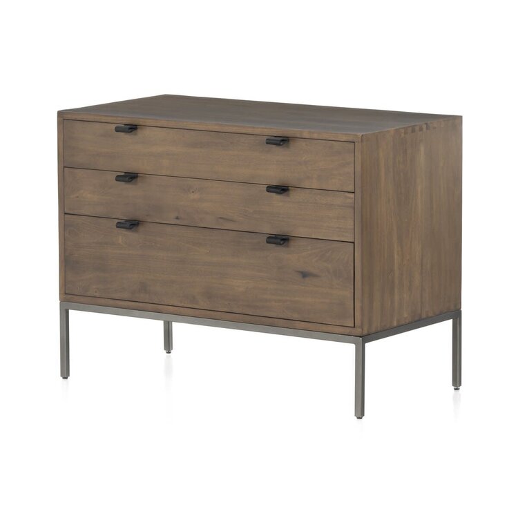 Four Hands Trey Large Nightstand- Auburn Poplar