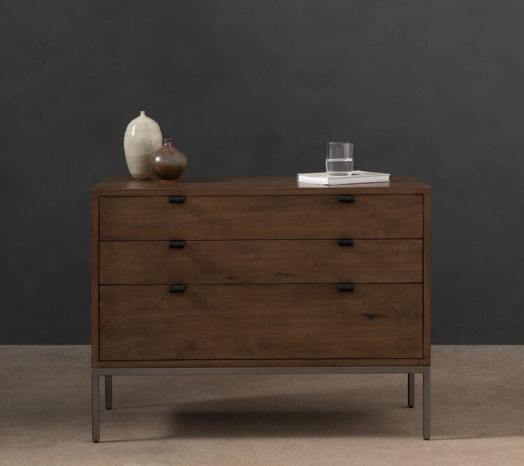 Four Hands Trey Large Nightstand- Auburn Poplar