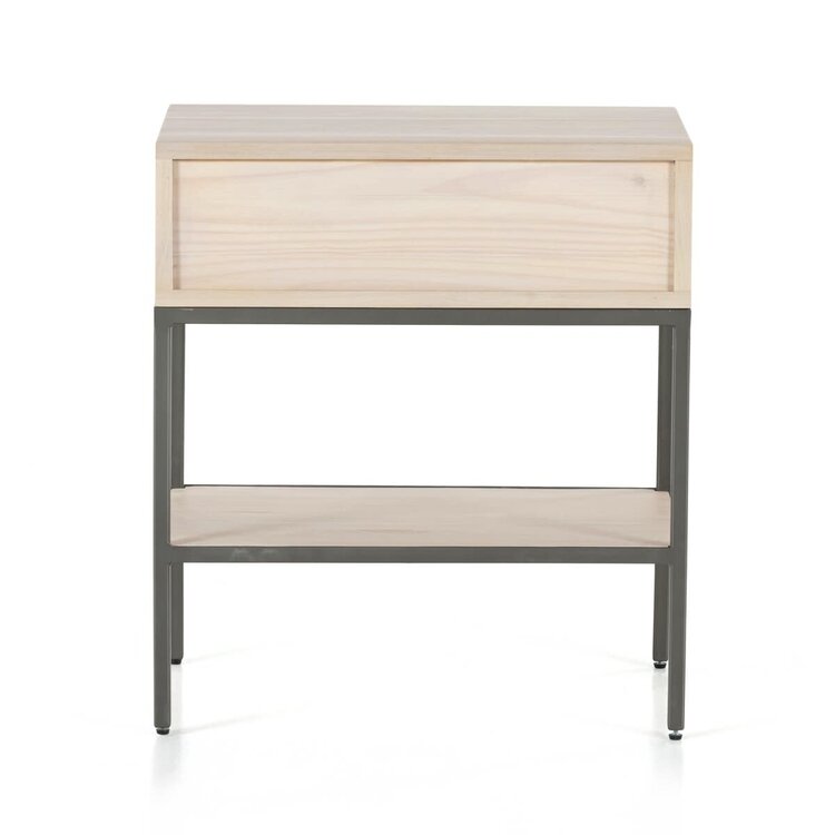Four Hands Trey Nightstand- Dove Poplar