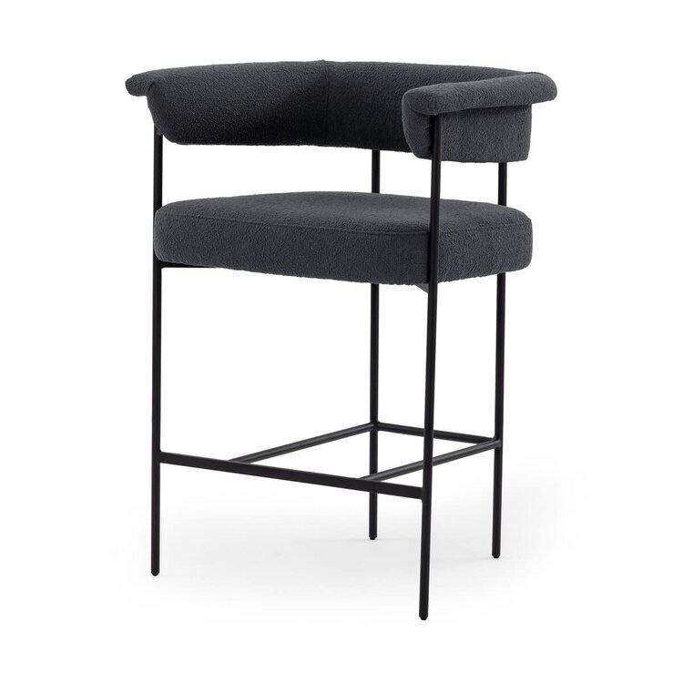 Four Hands Carrie Counter Stool- FIQA Boucle Slate