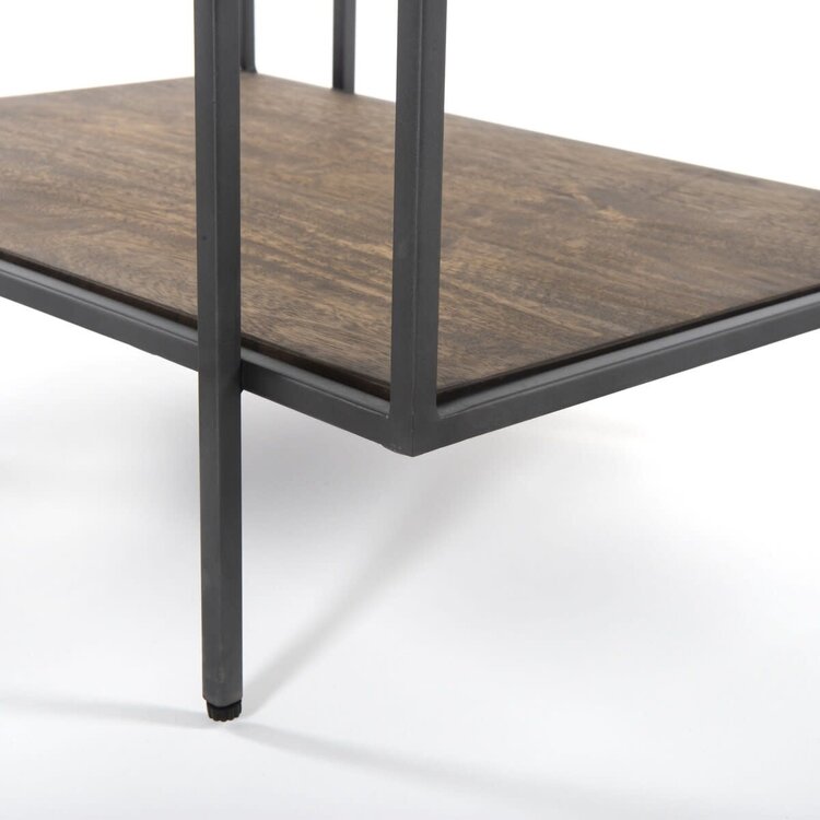 Four Hands Byron Nightstands- Dark Iron