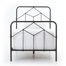 Four Hands Casey Bed, Twin Sandblasted Black