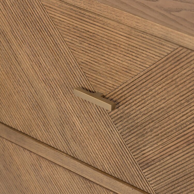 Four Hands Caspian 6 Drawer Dresser- Natural Ash