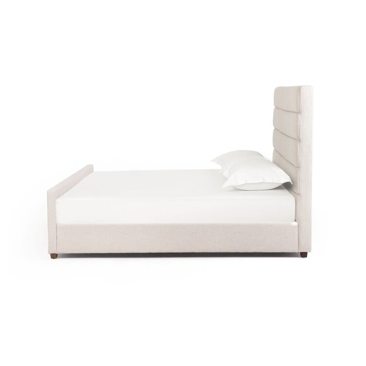 Four Hands Daphne Bed, King Cambric Ivory