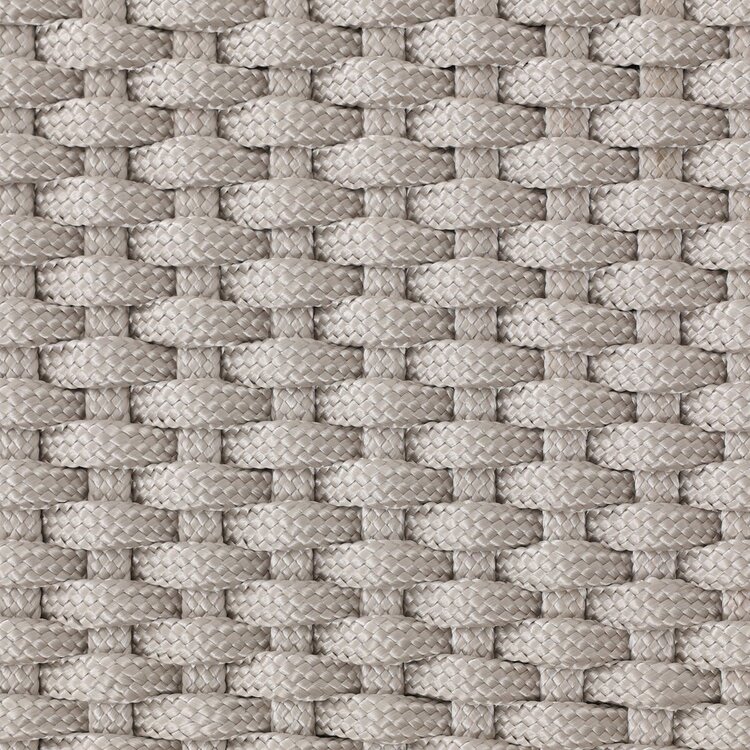 Four Hands Delano Outdoor Chaise- Thick Grey Rope