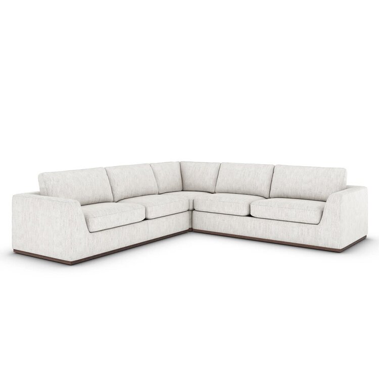 Four Hands Colt 3- Piece Sectional- Merino Cotton