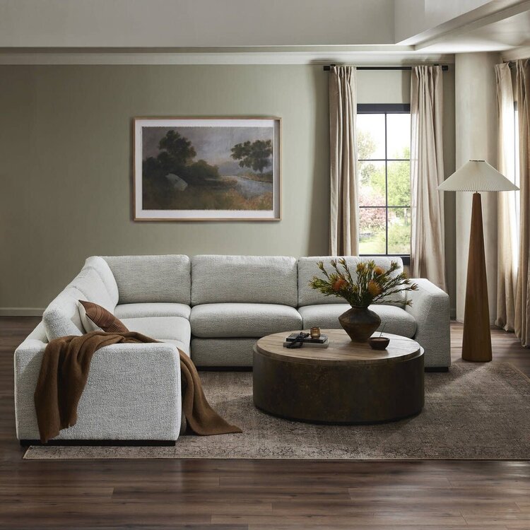 Four Hands Colt 3- Piece Sectional- Merino Cotton