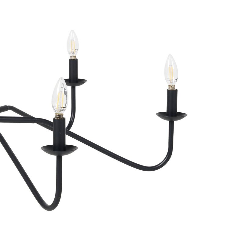 Four Hands 42" Edlyn Chandelier Small- Antiqued Iron