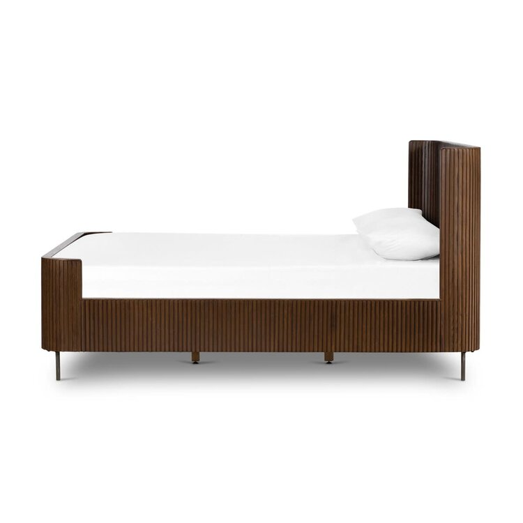 Four Hands Fletcher Bed, King Terra Brown Oak