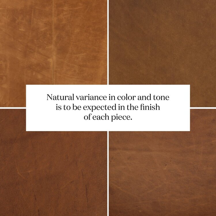 Four Hands Halston Chair w/ Ottoman- Heirloom Sienna