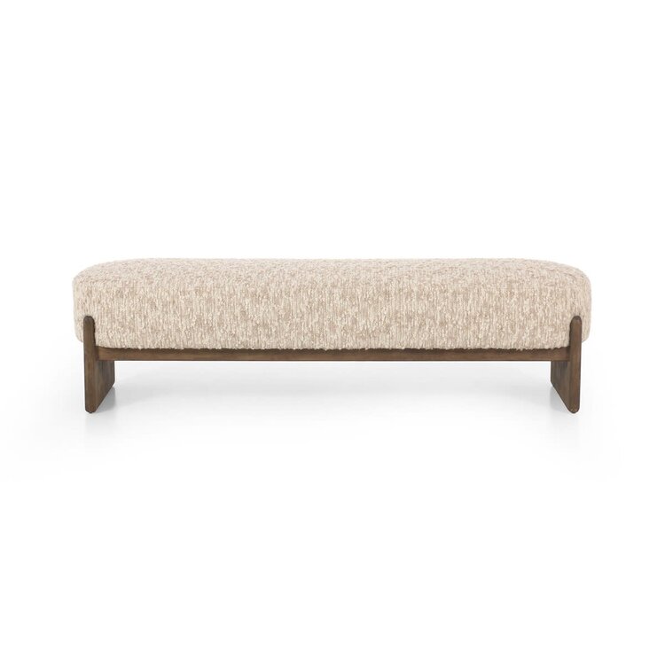 Four Hands Kirby Accent Bench- Solema Cream
