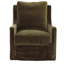 Atelier Home Bret Swivel Chair- Vintage Velvet Olive