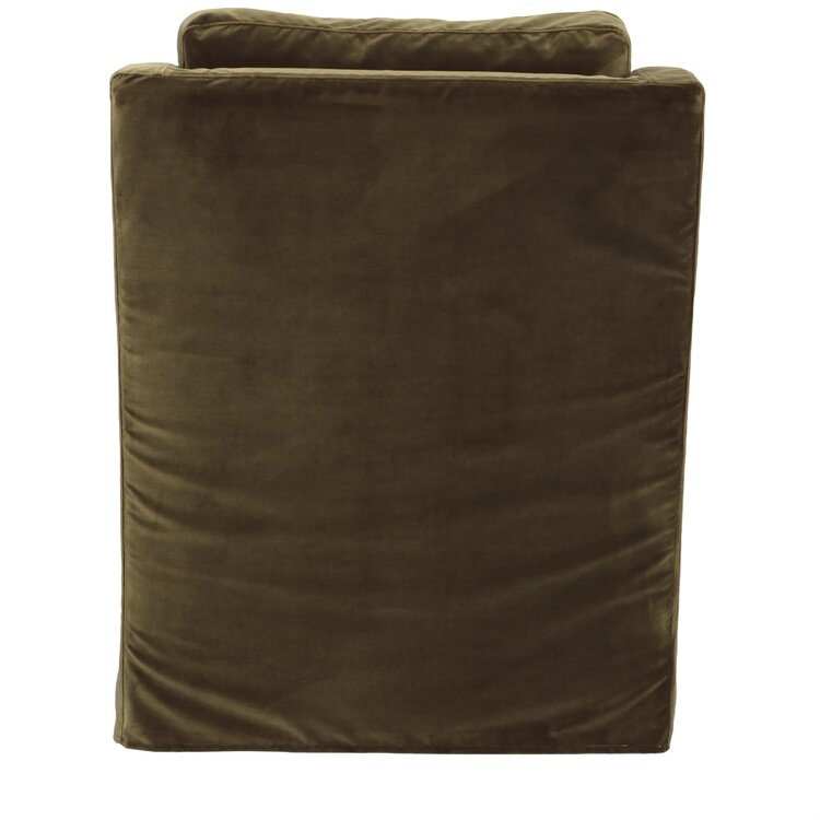 Atelier Home Bret Swivel Chair- Vintage Velvet Olive