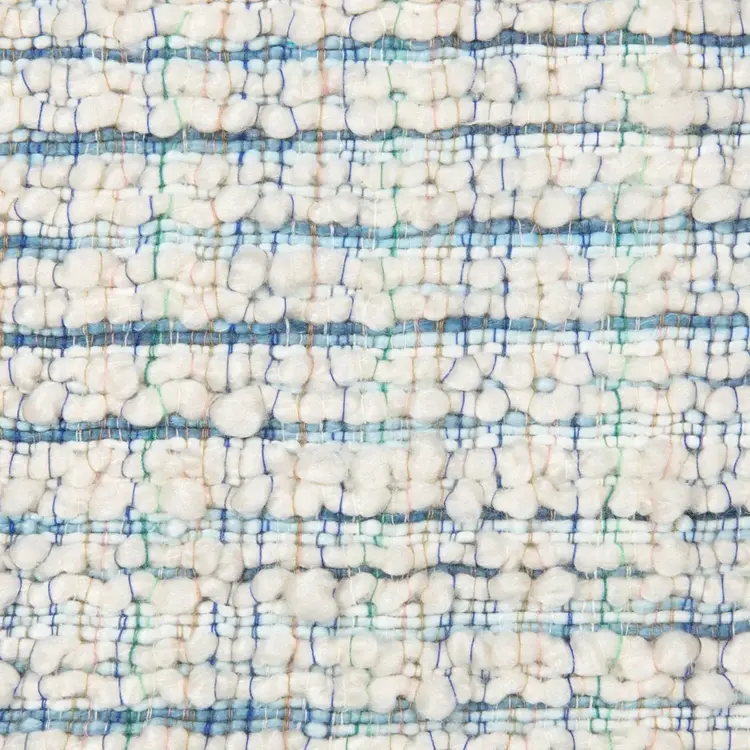 EQ Trona Blue/Ivory Pillow, 22" x 22"