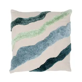 EQ Inertia Blue Multi Pillow, 22" x 22"