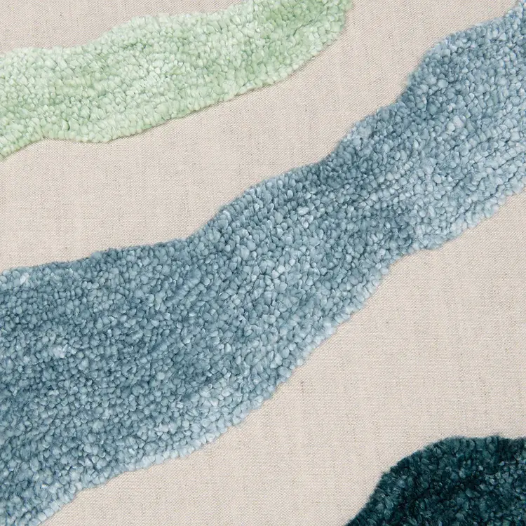 EQ Inertia Blue Multi Pillow, 22" x 22"