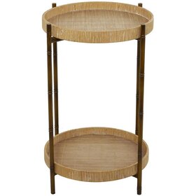 Rattan Accent Table