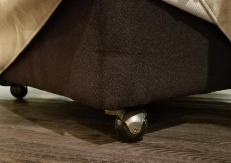 Padmas Sandspur Beach Arm Dining Chair w/ Casters