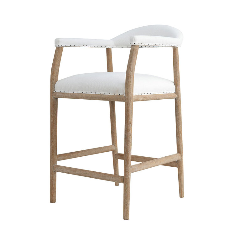 Atelier Home Burnett Counter Stool- Lifestyle Chalk