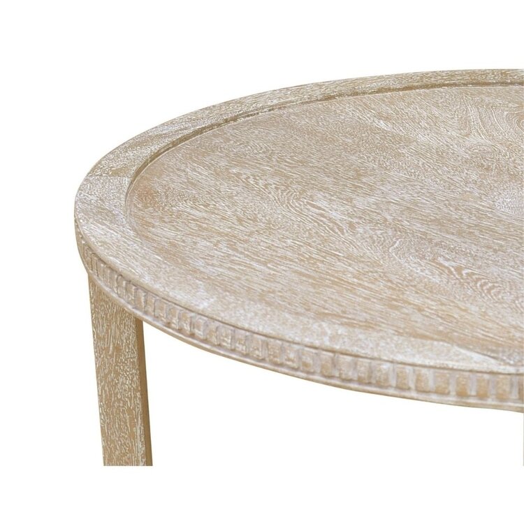 Southern Sky Taylor 48" Round Coffee Table- Light