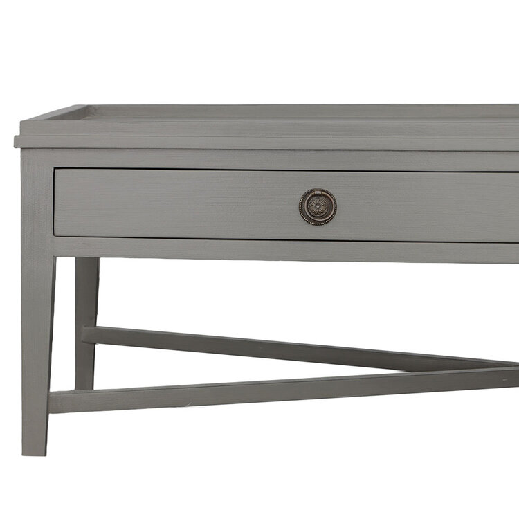 Atelier Home Lenox Coffee Table Dark Gray, Rectangular
