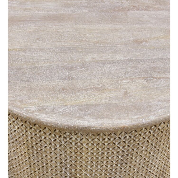 Carver Large Coffee Table- New White Wash