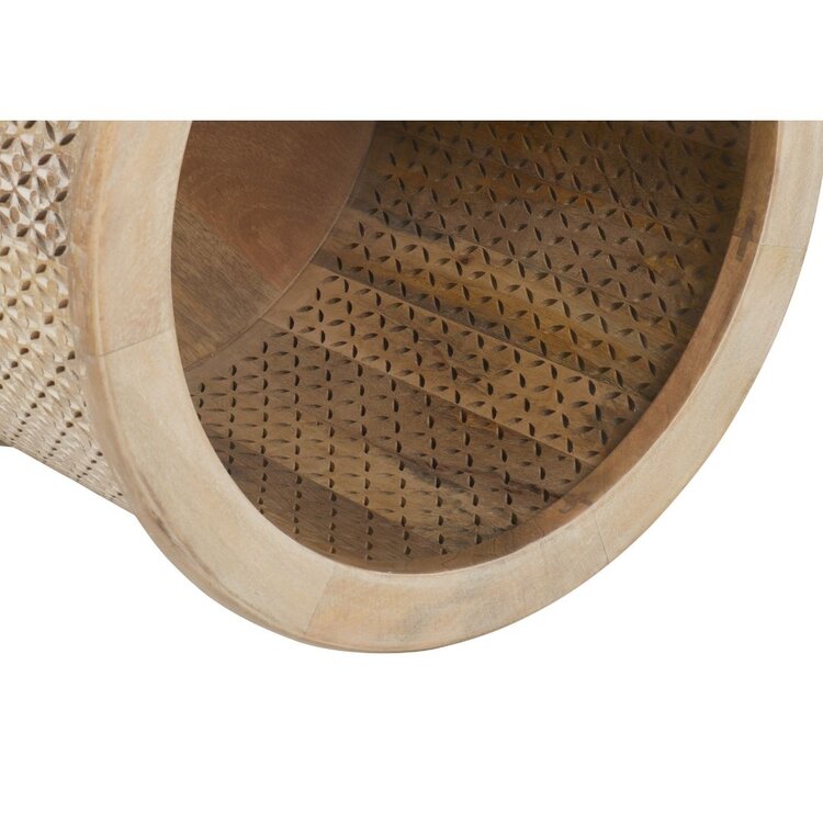 Southern Sky Carver Small Coffee Table- New White Wash