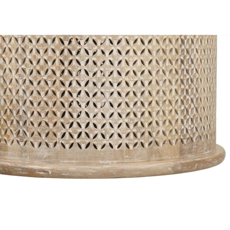 Southern Sky Carver Small Coffee Table- New White Wash