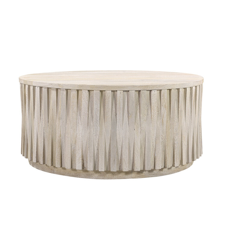 Beyond Borders Megan Coffee Table- Limewash Sandblasted