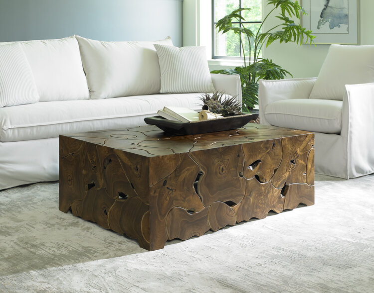 Padmas Teak Root Rectangular Coffee Table