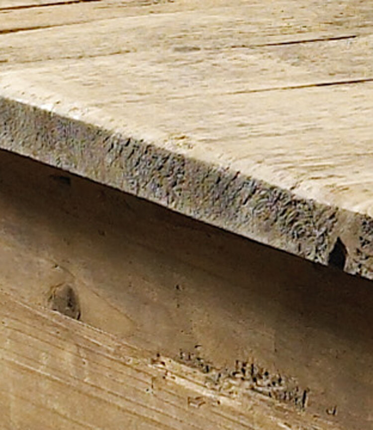 Padmas Salvaged Wood End Table