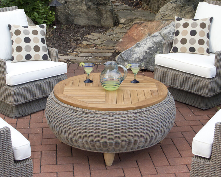 Padmas Paradise Outdoor Ottoman