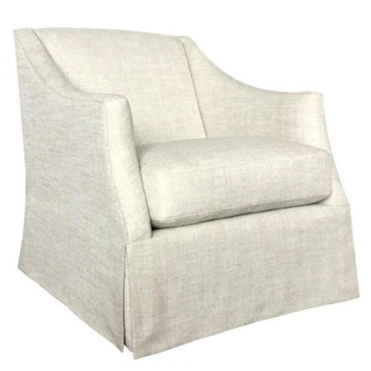 Bradlee Swivel Chair- Linen KW