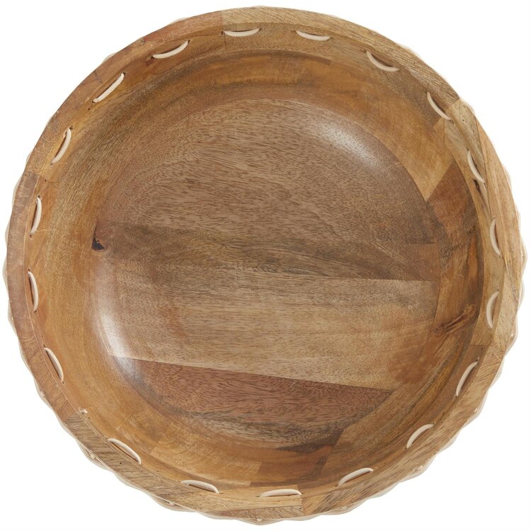 Brown Mango Wood Handmade Decorative Bowl
