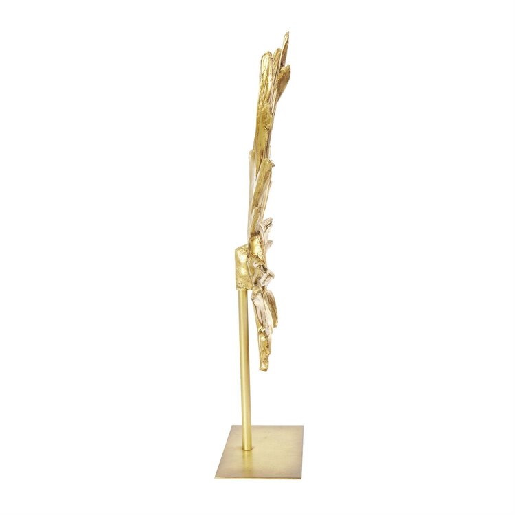 Gold Polystone Decorative Sculpture