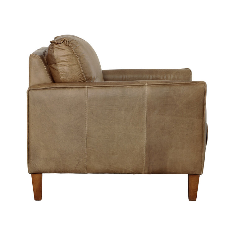 Atelier Home Bruno Accent Chair- Dallas Saddle