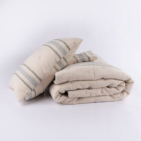 Collins King Sham- Limestone