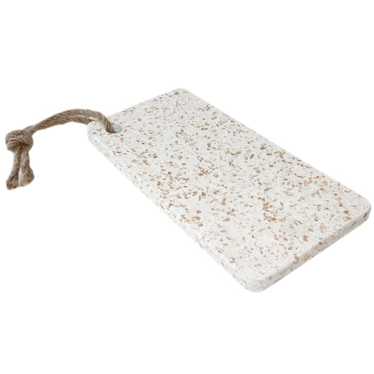Terrazzo White/Beige Chopping Board- Rectangular