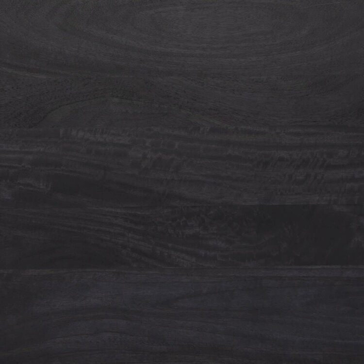 Four Hands Carmel Media Console- Black Wash w/ Black Cane