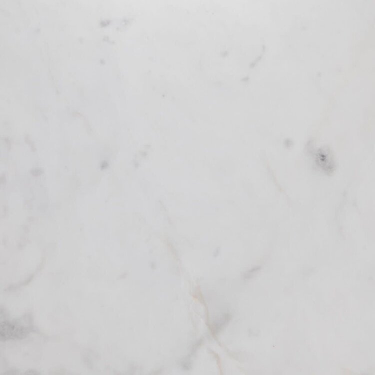 Four Hands Delune Nightstand- Polished White Marble