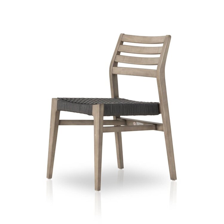 Four Hands Audra Outdoor Dining  Chair- Slate Grey Rope
