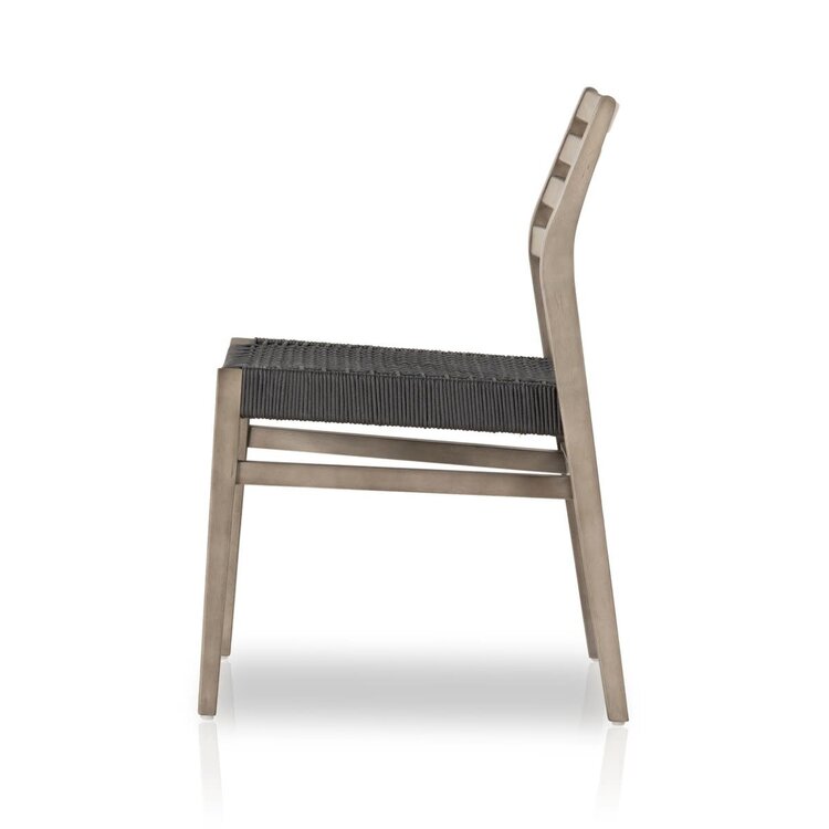 Four Hands Audra Outdoor Dining  Chair- Slate Grey Rope