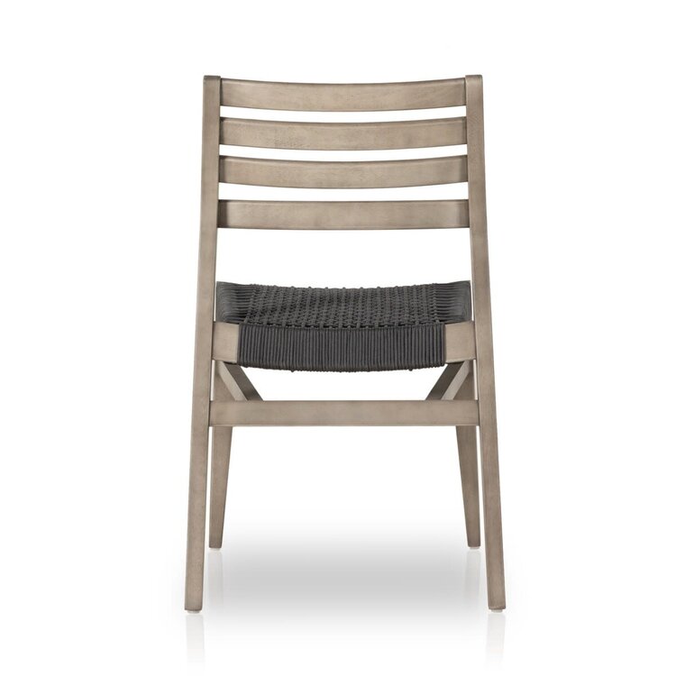Four Hands Audra Outdoor Dining  Chair- Slate Grey Rope