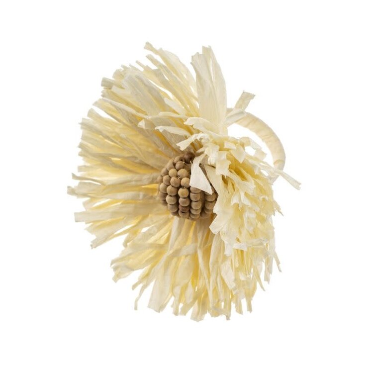 Raffia Ivory Napkin Ring