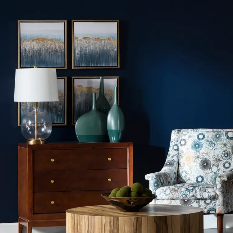 Wilde Hammered Glass Table Lamp