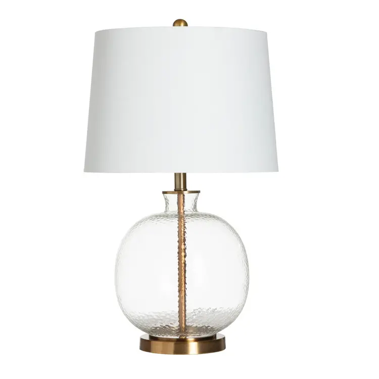 Wilde Hammered Glass Table Lamp